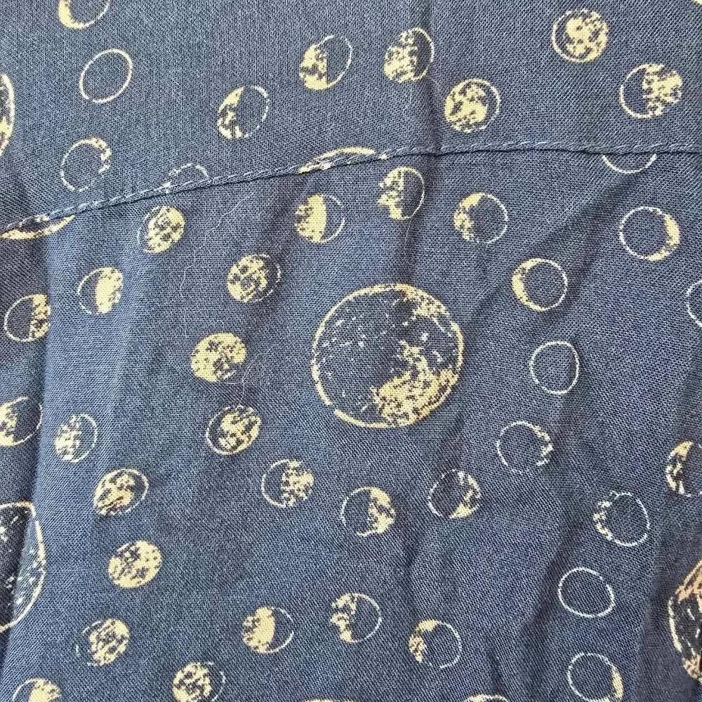 Moon Button Up Camp Shirt - Picture 4 of 4